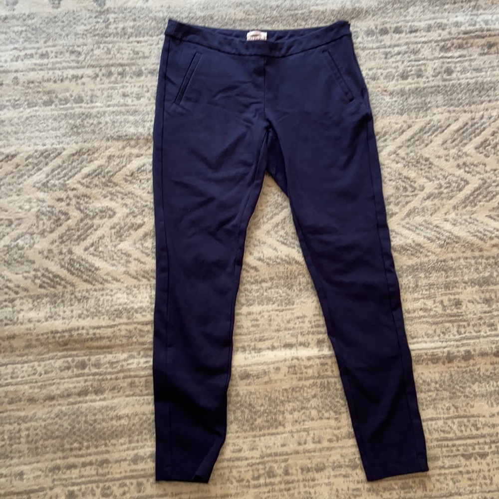 Navy Blue Stretch Dress Pants
